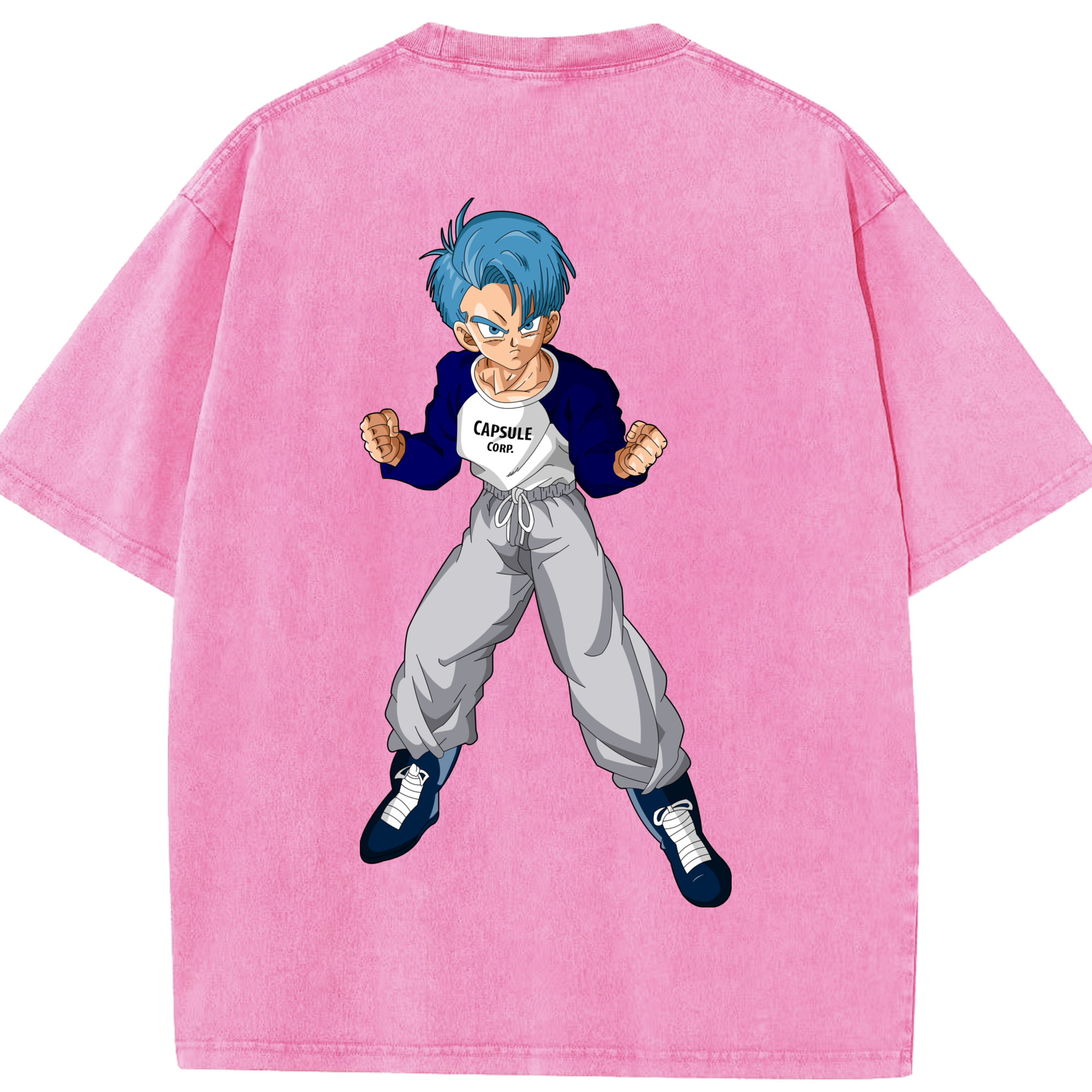 （画像用） ドラゴンボール DRAGON BALL 綿100% ヴィンテージ風 半袖Tシャツ（背面プリント）